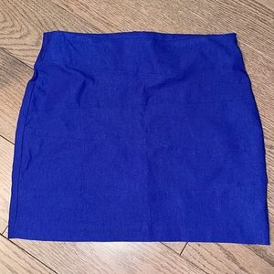 AKIRA Blue Mini Skirt Size M